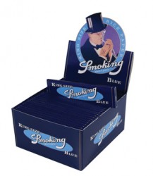 Smoking Blue, King Size - Box mit 50 Packungen