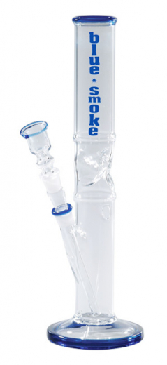 Blue Smoke ice bong: straight, ca. 33 cm