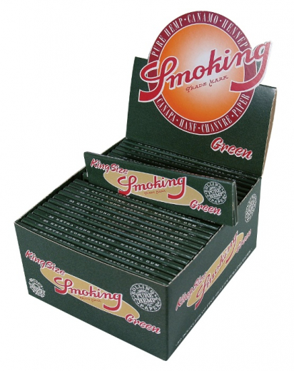 Smoking Green, King Size - Box with 50 booklets