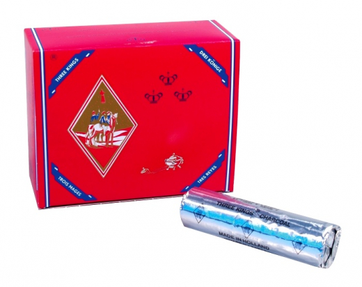 Shisha-Kohle klein, Rolle mit 10 Stck a 33 mm