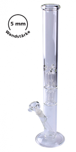 Fat Bong Double Perc 5 mm glass : ca. 60 cm