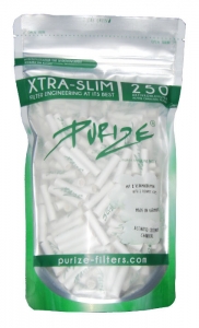 Purize  XTRA Slim Aktivkohlefilter  5,9 mm - 250 Stk.