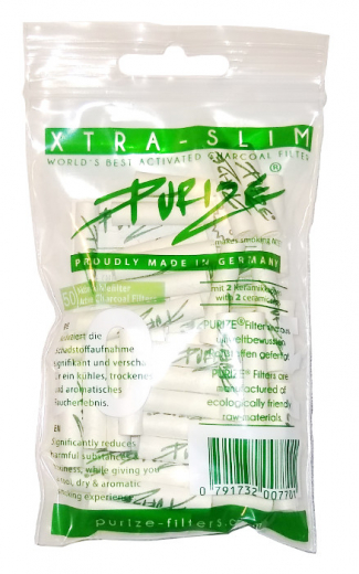 50 PURIZE XTRA Slim Size active charcoal filter