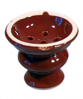 Bowl for shishas, brown, large