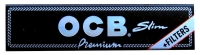 OCB Premium Slim + Tips (schwarz)
